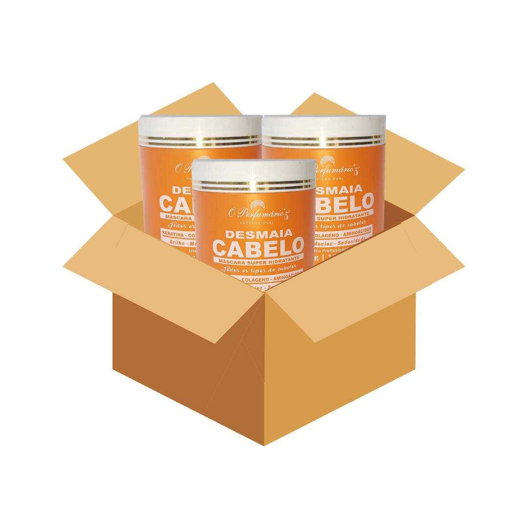 0009CX - Caixa com 5 Desmaia Cabelo - 500g cada