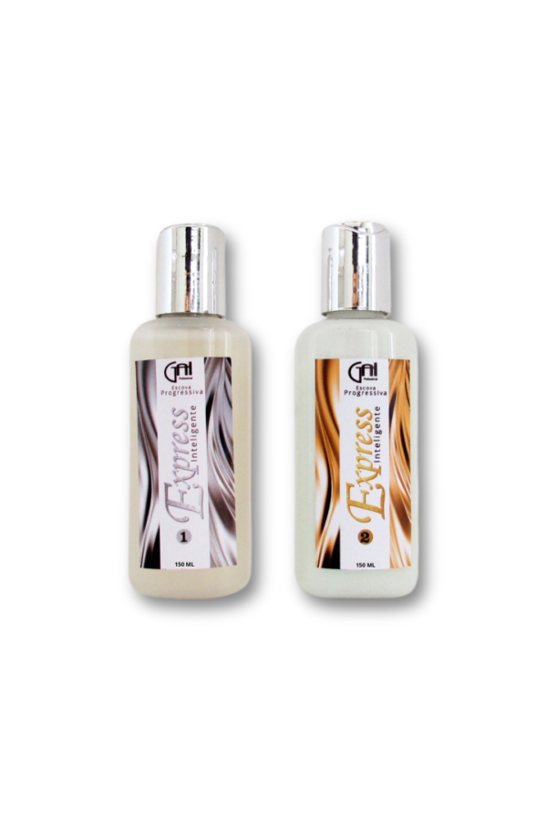 0010 - Kit Escova Progressiva Express Inteligente – Gai Cosméticos (Passo 1 e 2) – 150ml cada - Imagem 2