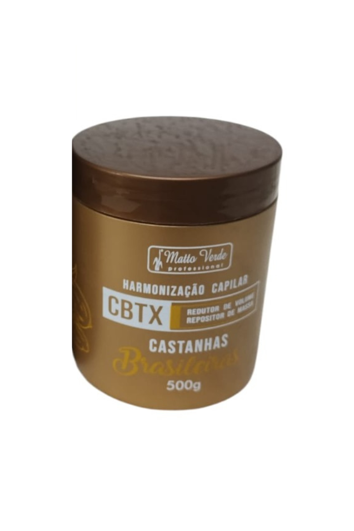 0012CX - Caixa com 5 Harmonização Capilar CBTX Castanhas Brasileiras – Matto Verde Professional - 500g cada - Imagem 2
